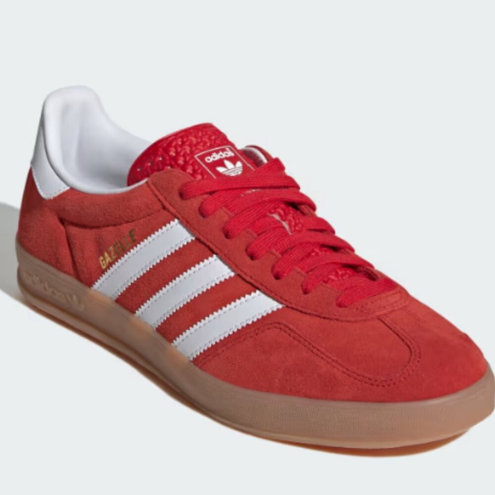 Red Adidas Gazelle Indoors - NWT & Original Box